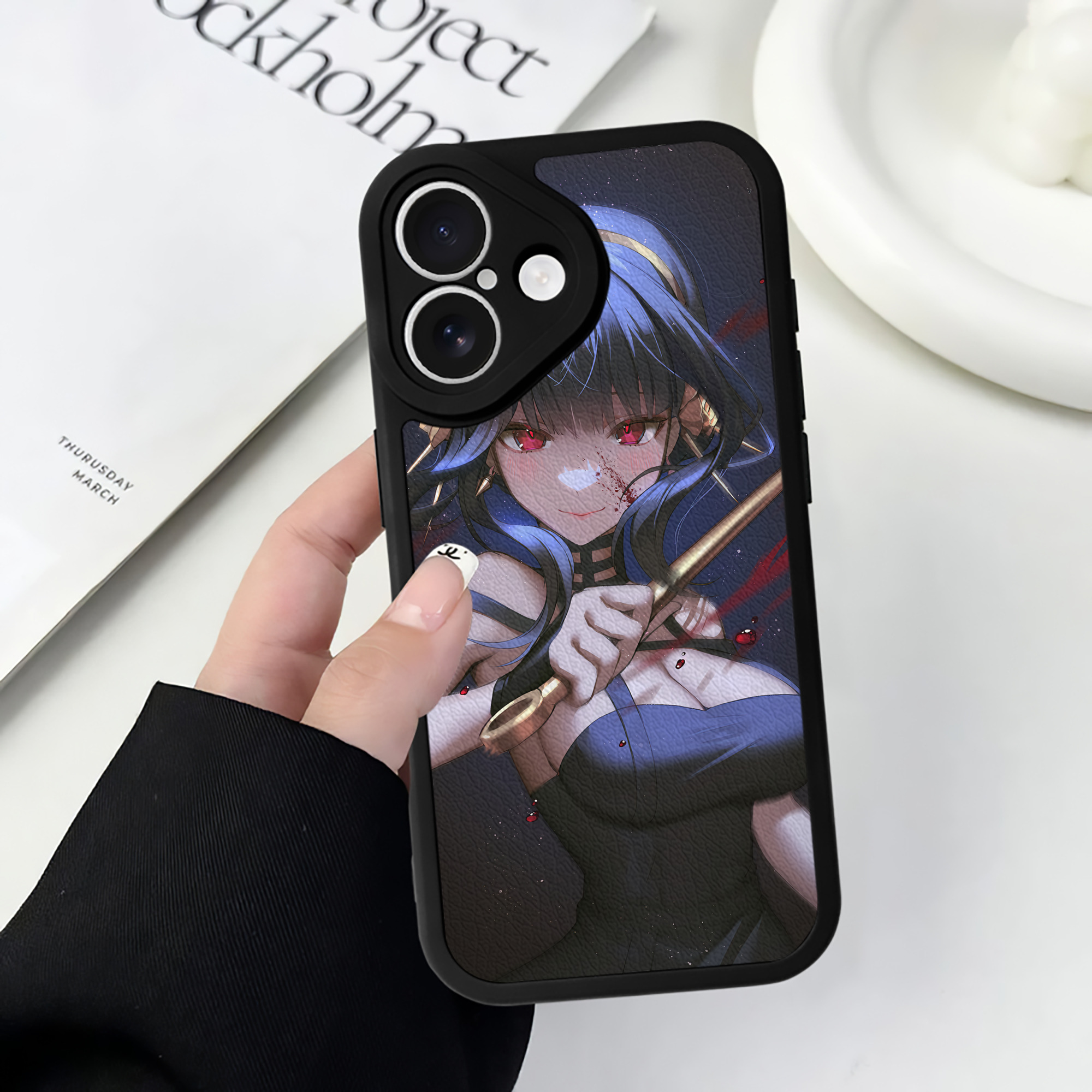（画像用） SPY×FAMILY间谍家家酒 【iPhone 16シリーズ対応】シリコンスマホケース（レザー調） 材質：シリコン